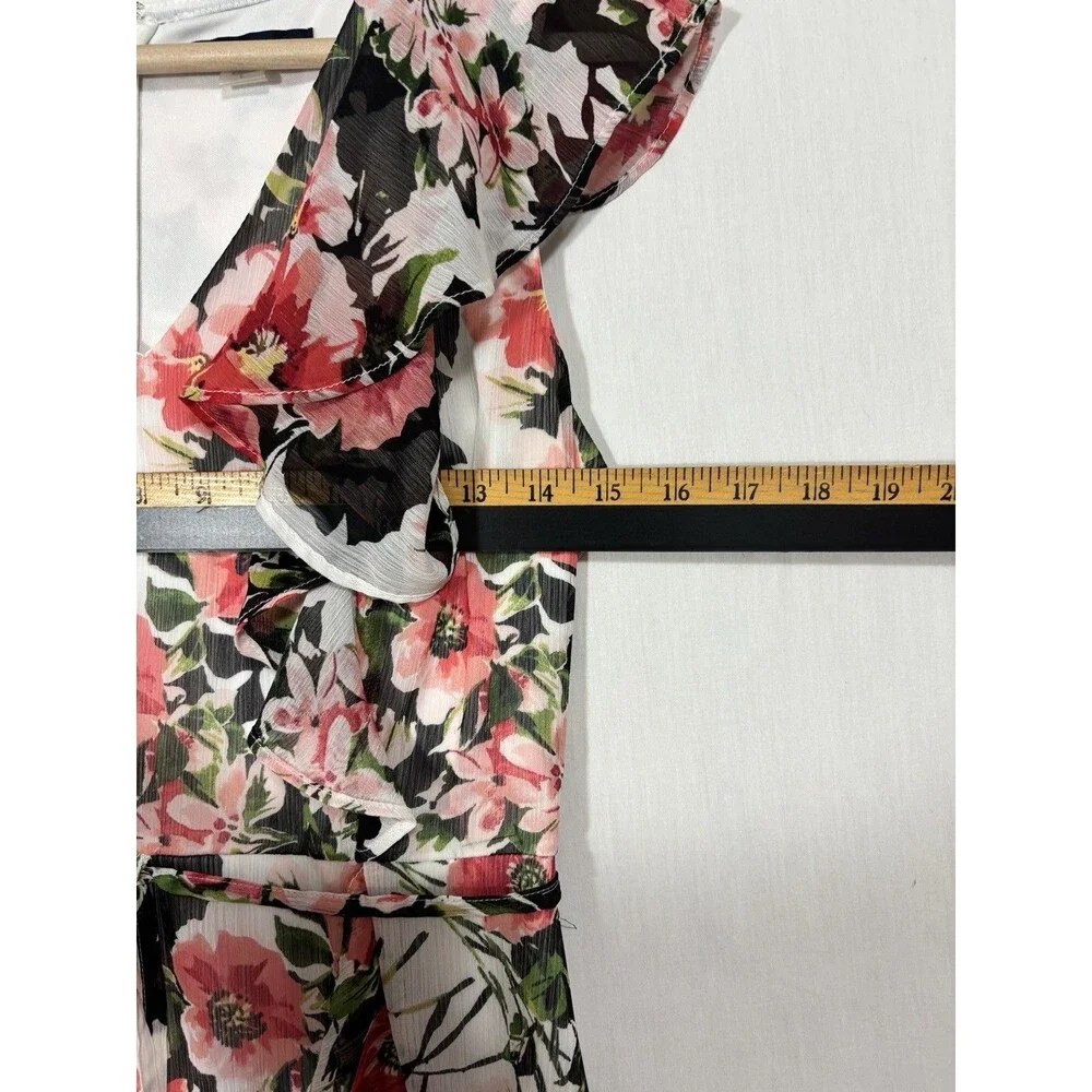 Tommy Hilfiger Ruffled Fit & Flare Dress‎ Women’s 2 Fairycore Romantic Wedding - Picture 11 of 13